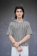 ARK Moss Cuban Shirt - front pose