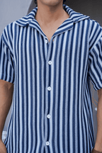 Tide Stripe Cuban Shirt