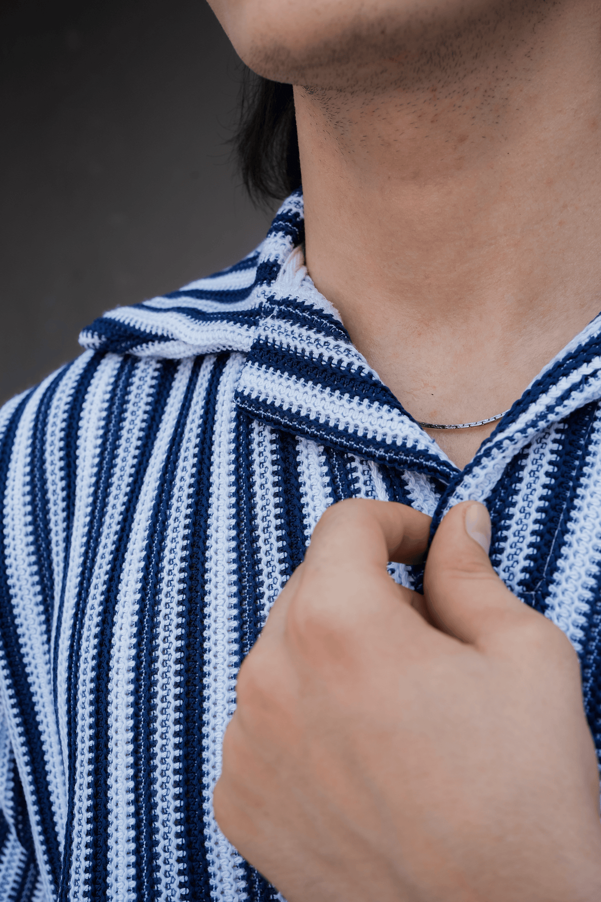 Tide Stripe Knit Polo