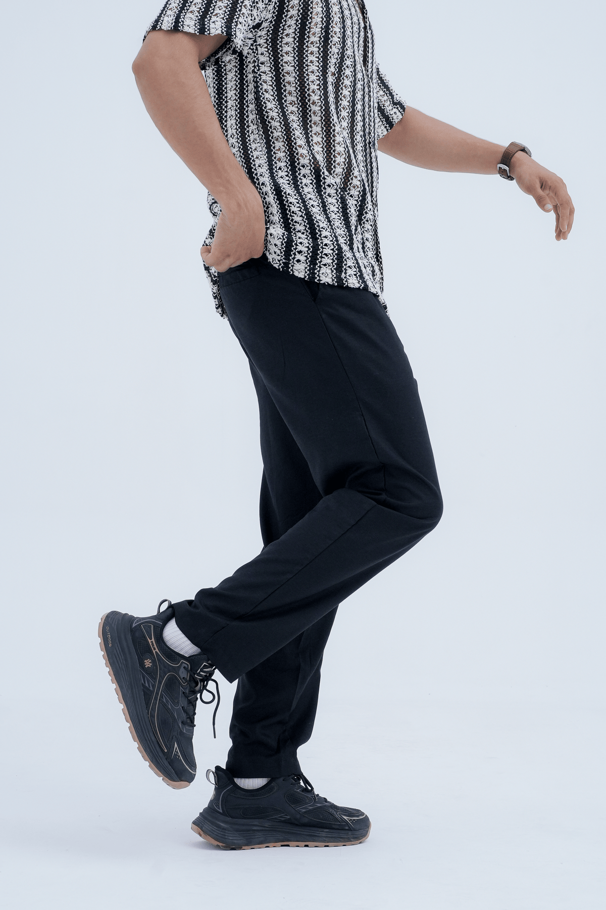 Black Relaxed Trousers