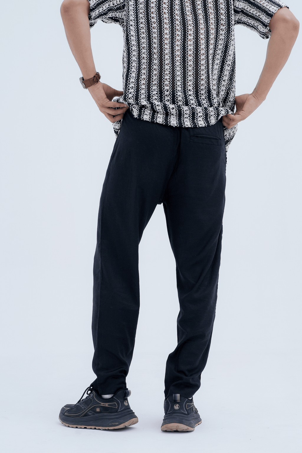 Black Relaxed Trousers