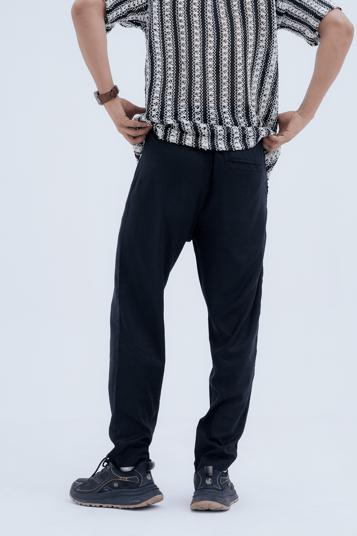 Black Relaxed Trousers