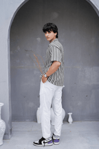 White Relaxed Trousers