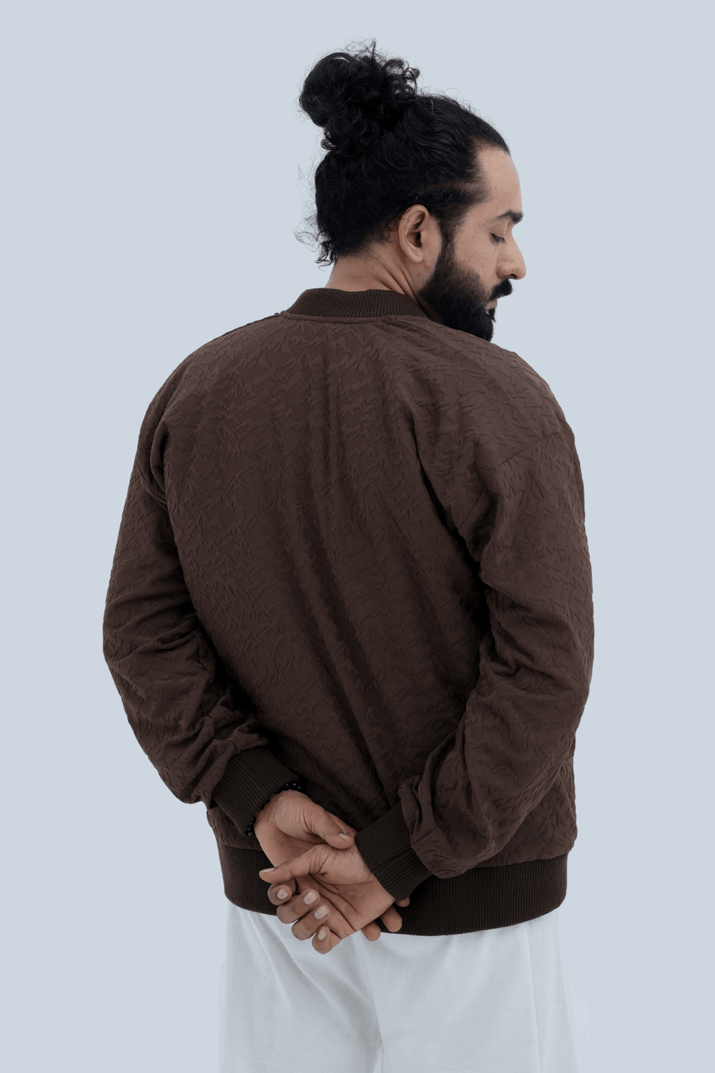 TERRA Quilted Bomber Jacket