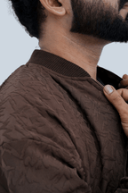 TERRA Quilted Bomber Jacket