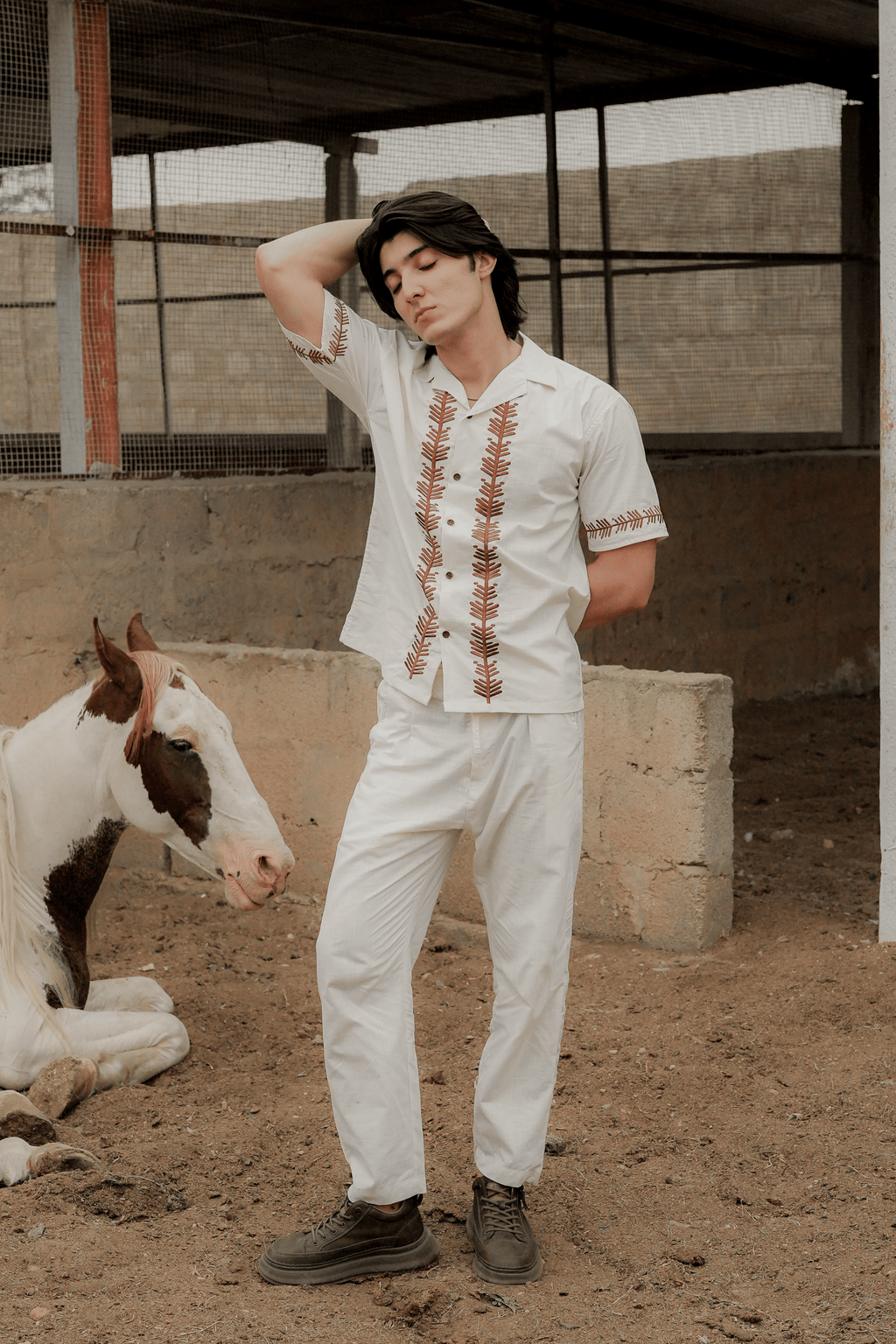 ARK Kentos Embroidery Shirt