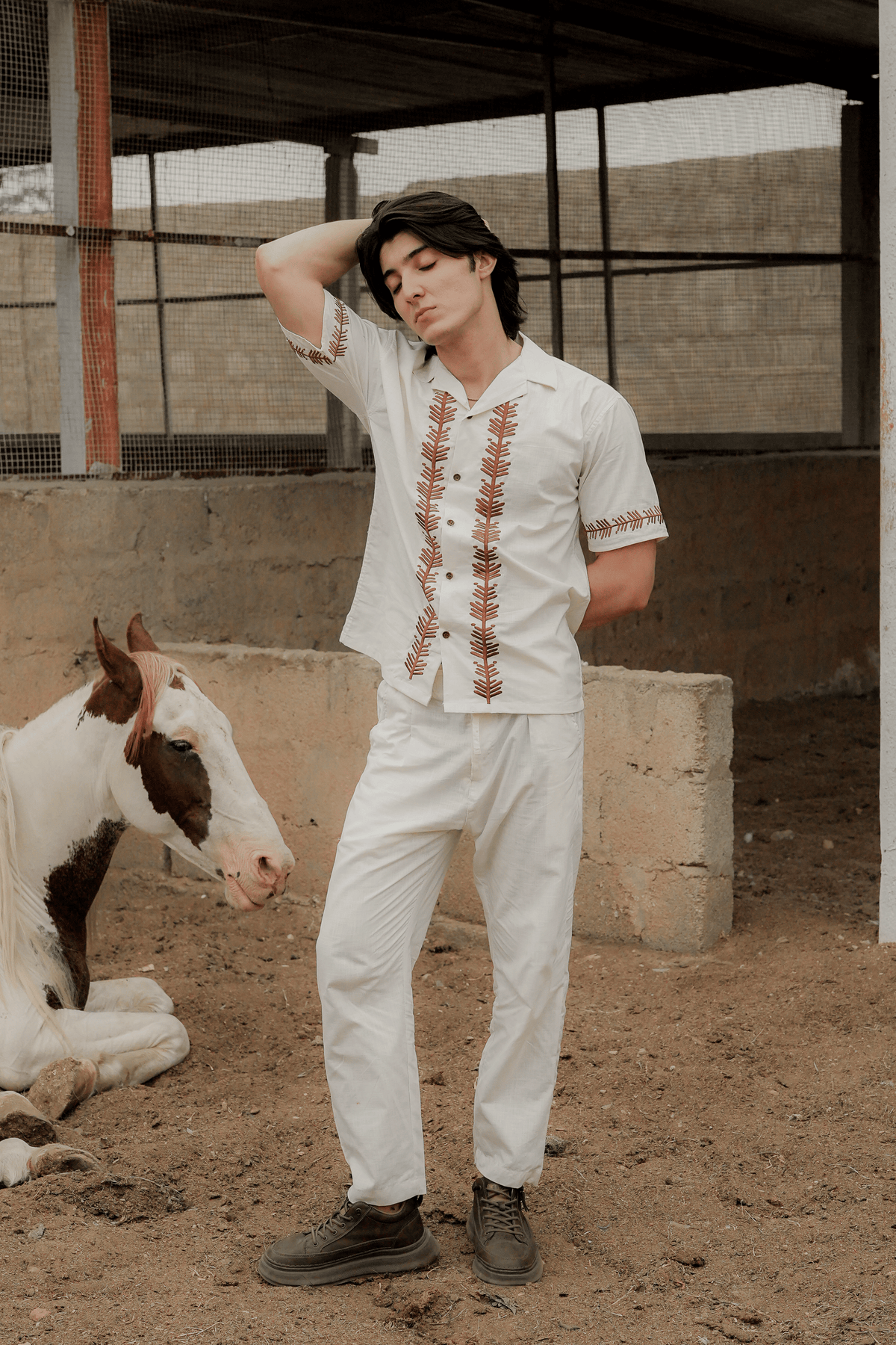 ARK Kentos Embroidery Shirt