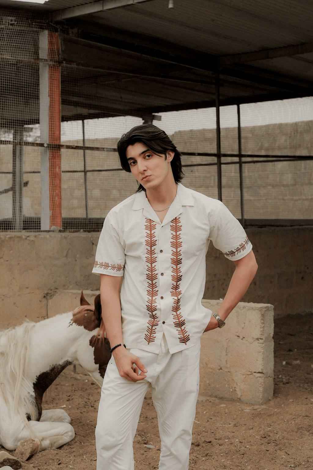 ARK Kentos Embroidery Shirt