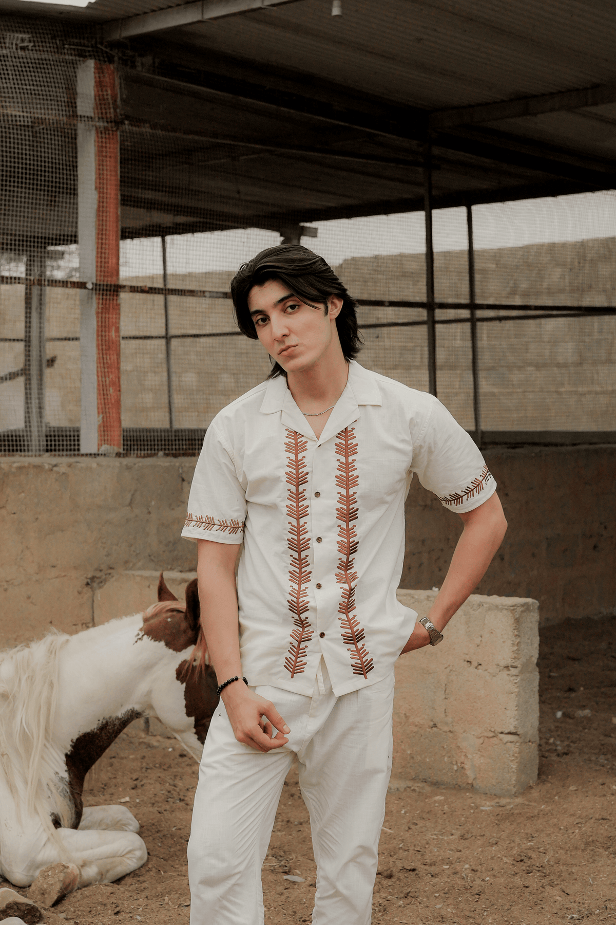 ARK Kentos Embroidery Shirt
