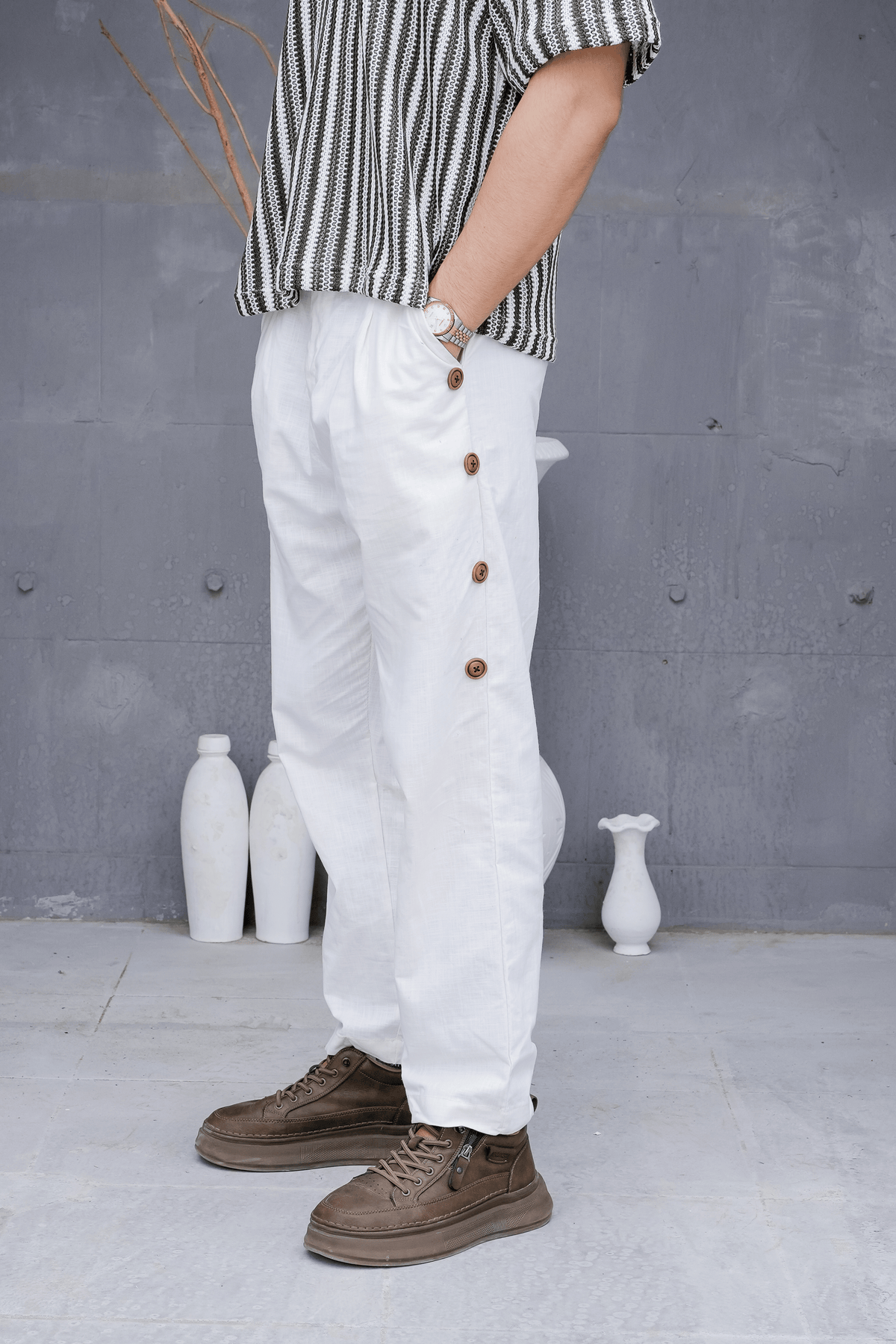 Snap Side Trousers