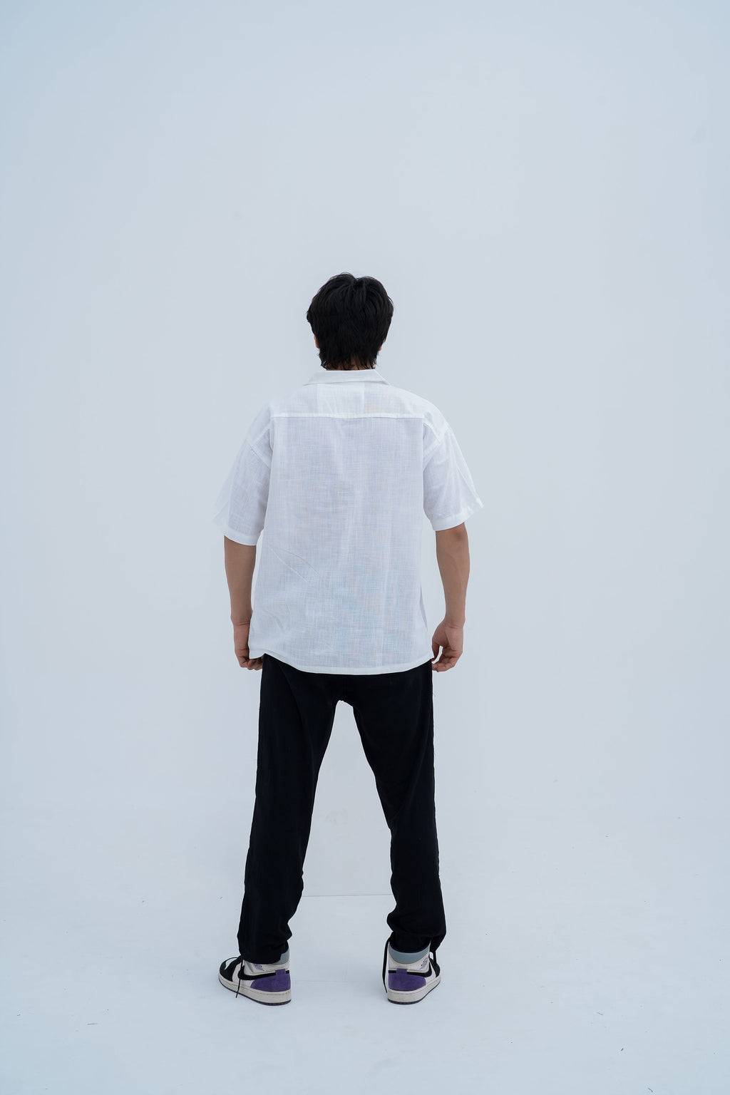 Flight Embroidered Camp Shirt - back view