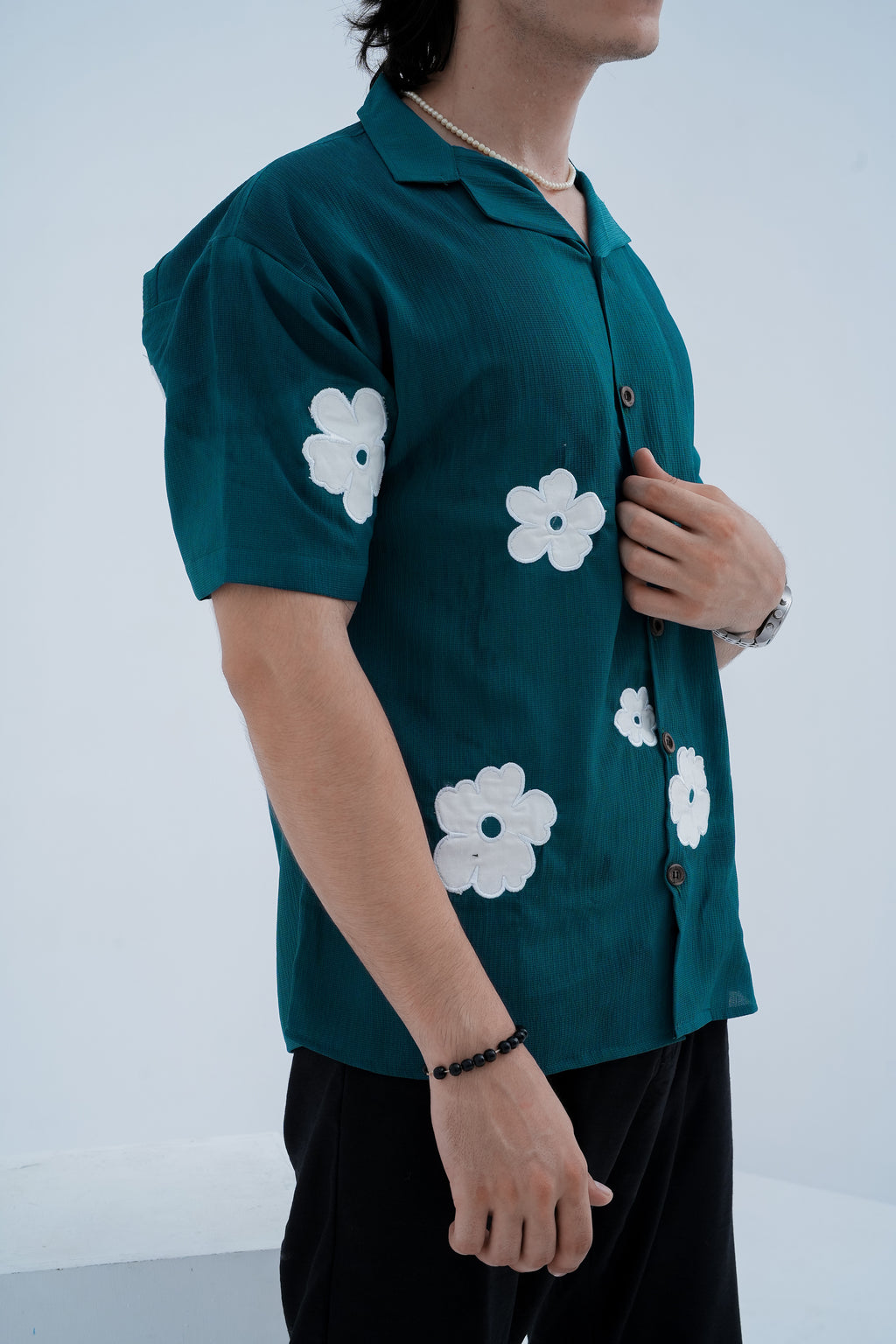 Daisy Patch Shirt - side view