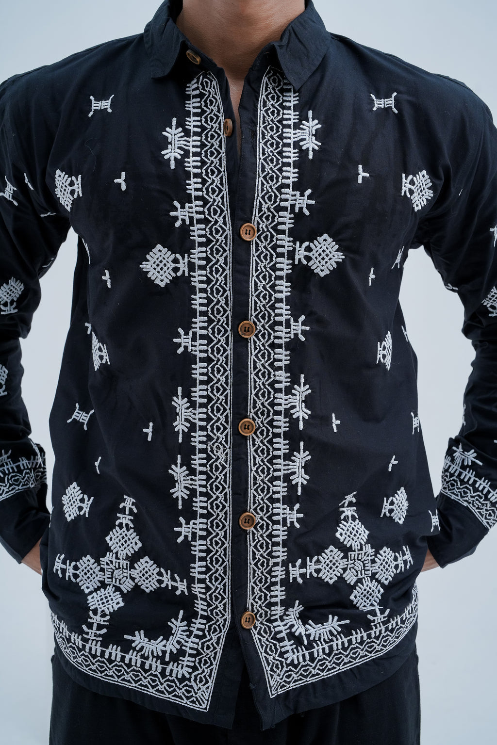 Frost Embroidered Shirt - front view