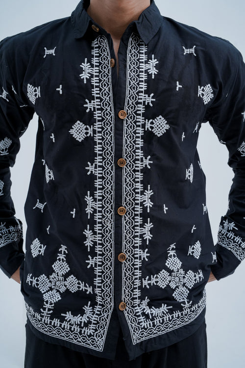 Frost Embroidered Shirt - front view