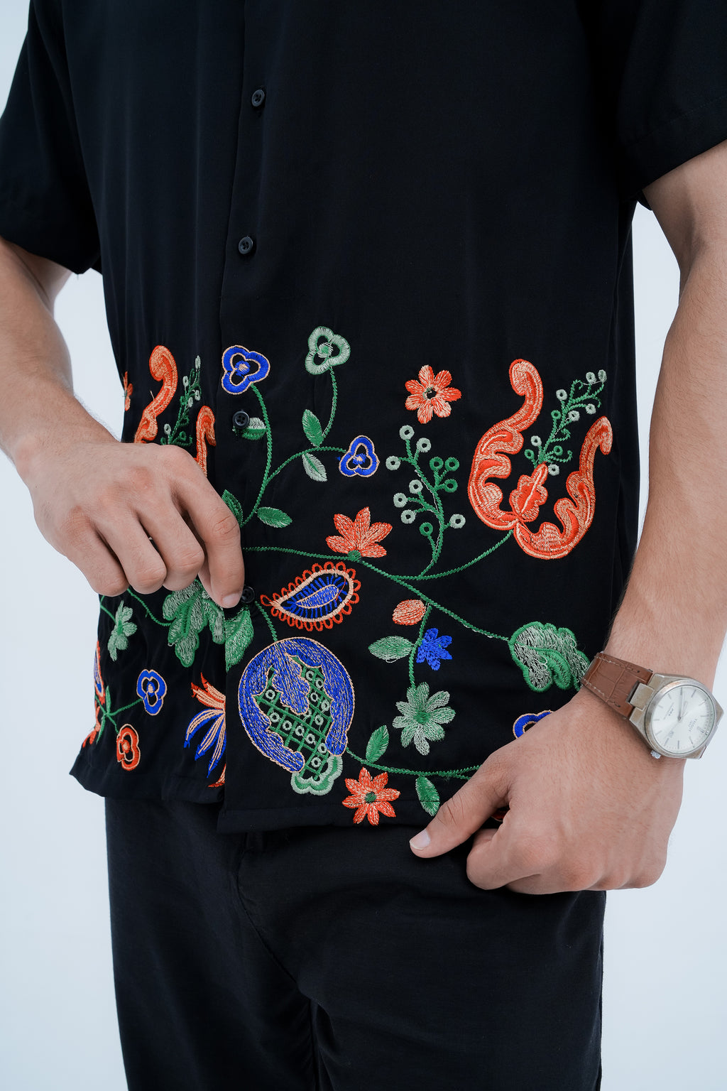 Paisley Bloom Shirt - side view