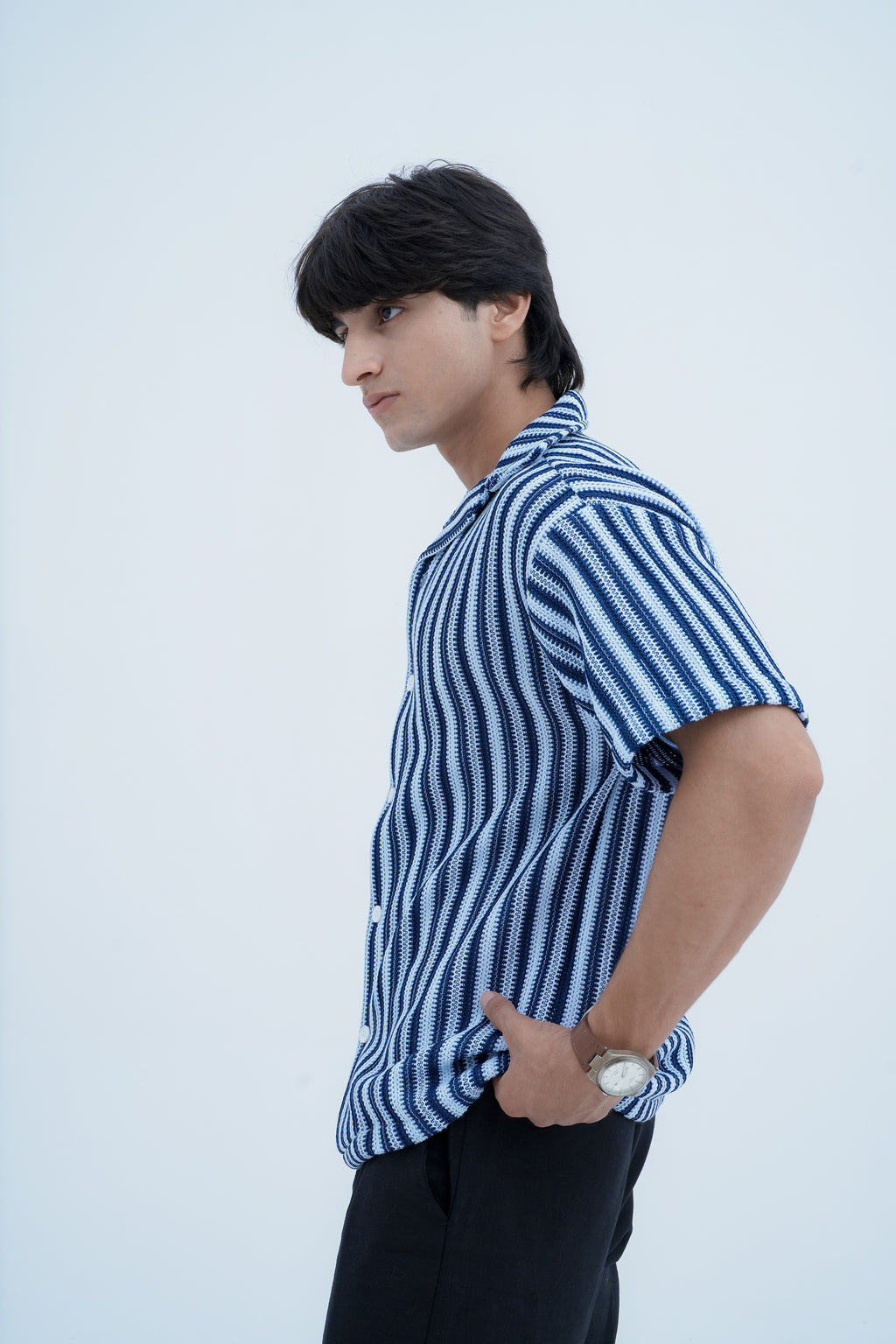 Tide Stripe Shirt - side view