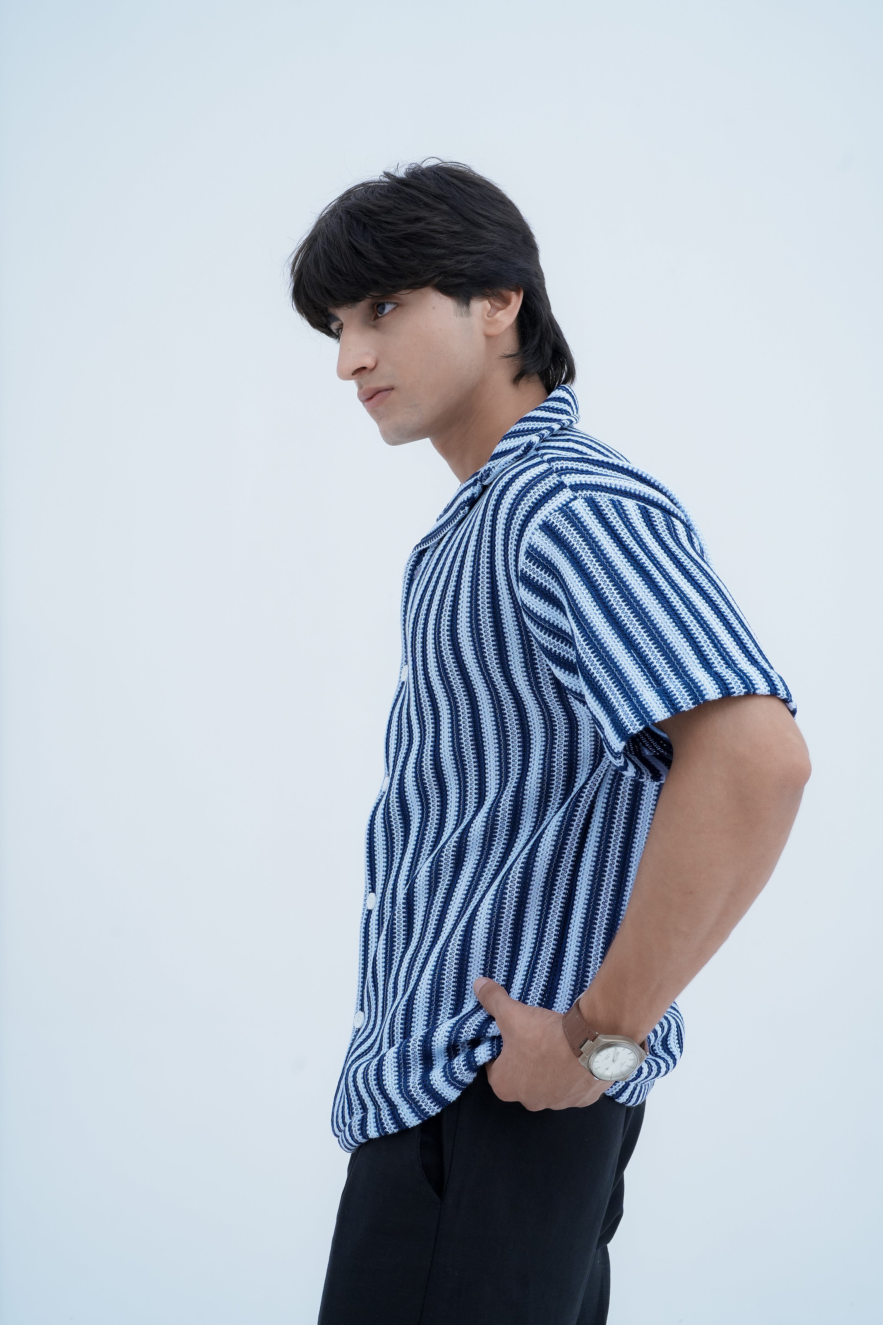 Tide Stripe Shirt - side view
