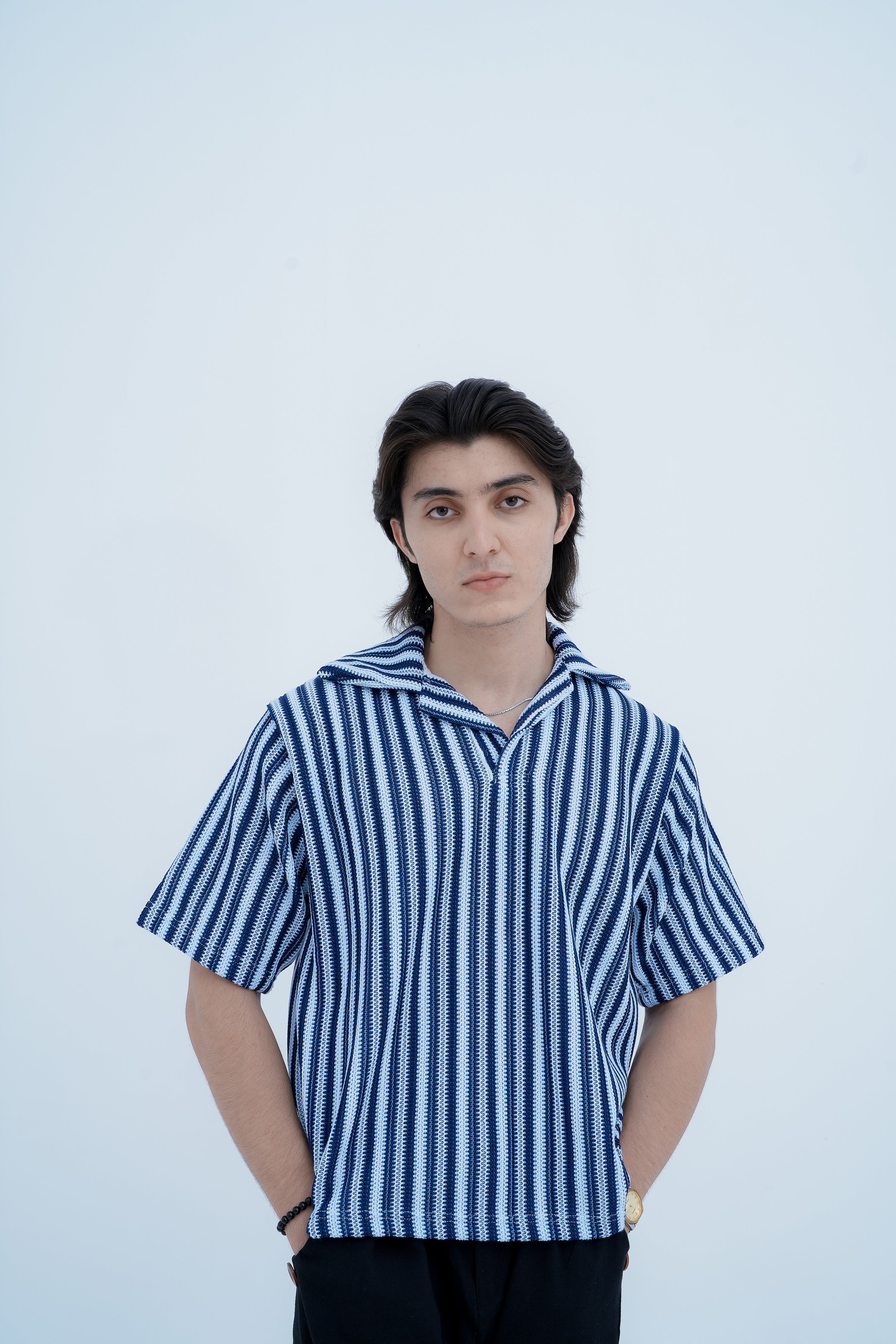 Tide Stripe Shirt - front full body