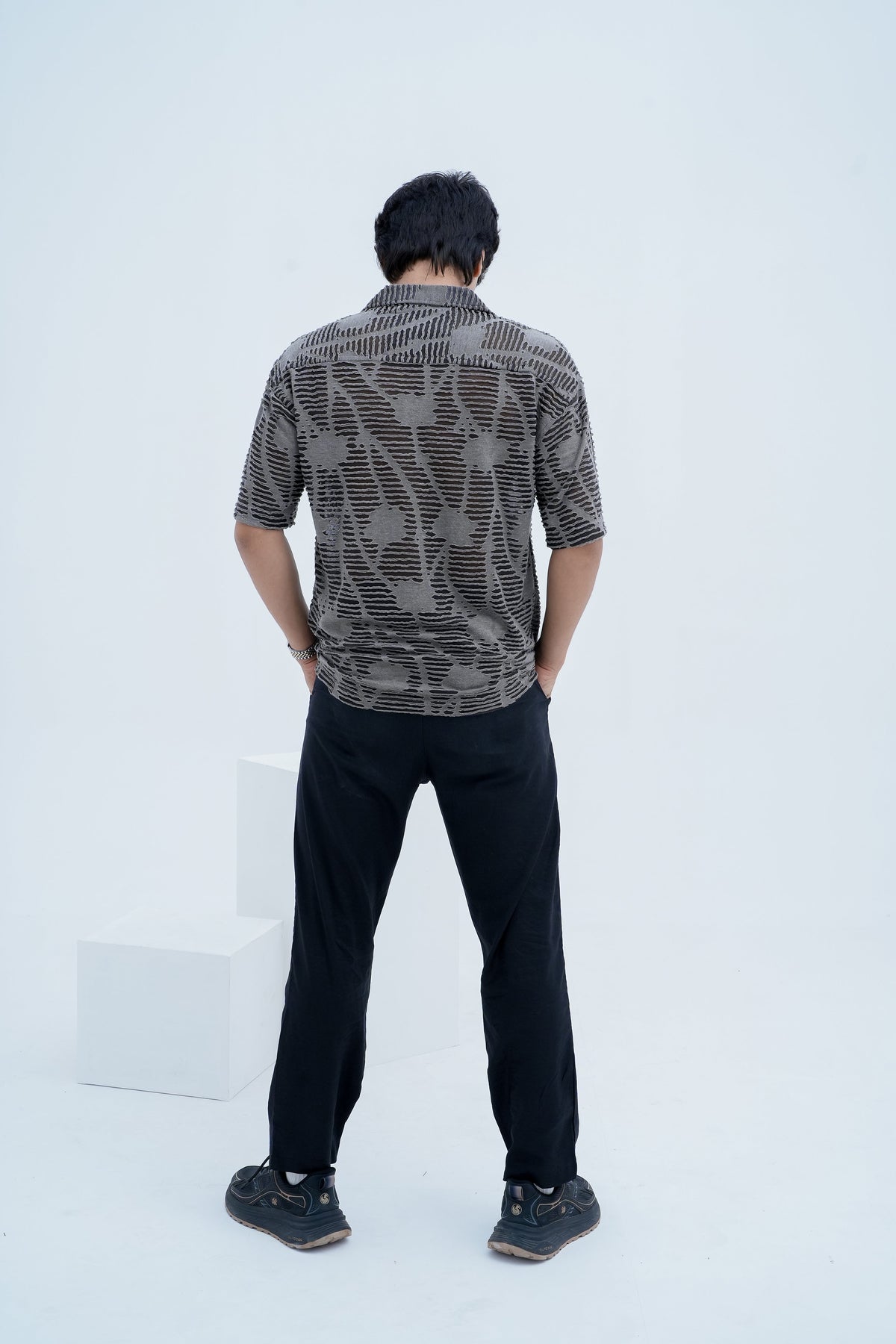 Fog Textured Shirt - side profile