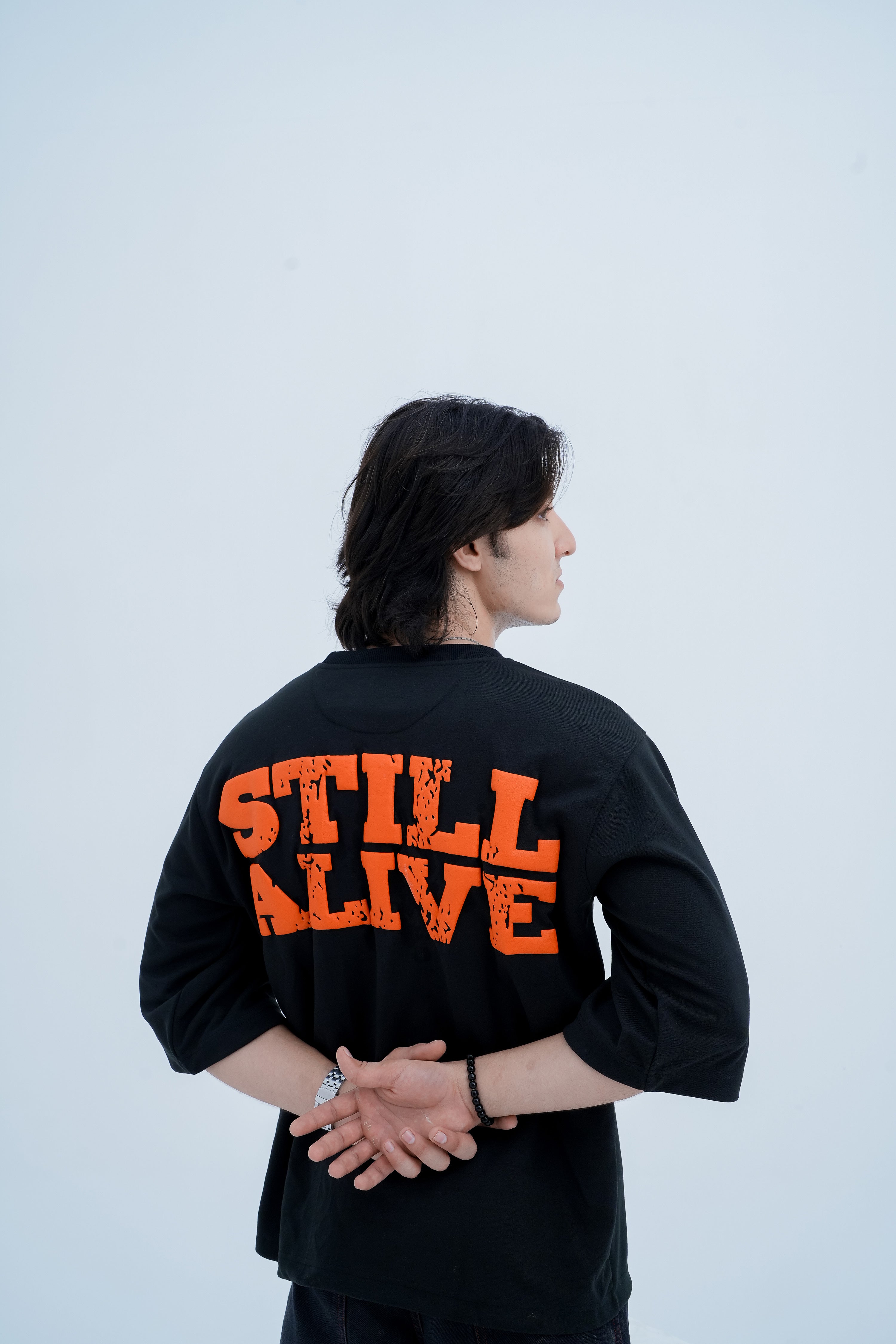 Still Alive Tee - front pose