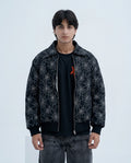 Web Print Bomber Jacket