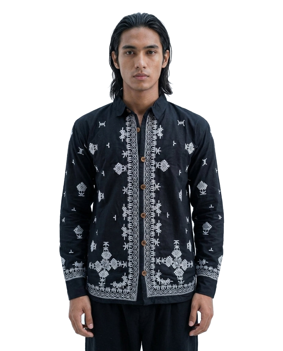Frost Embroidered Shirt - remove_bg