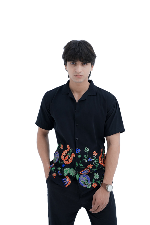 Paisley Bloom Shirt - front view
