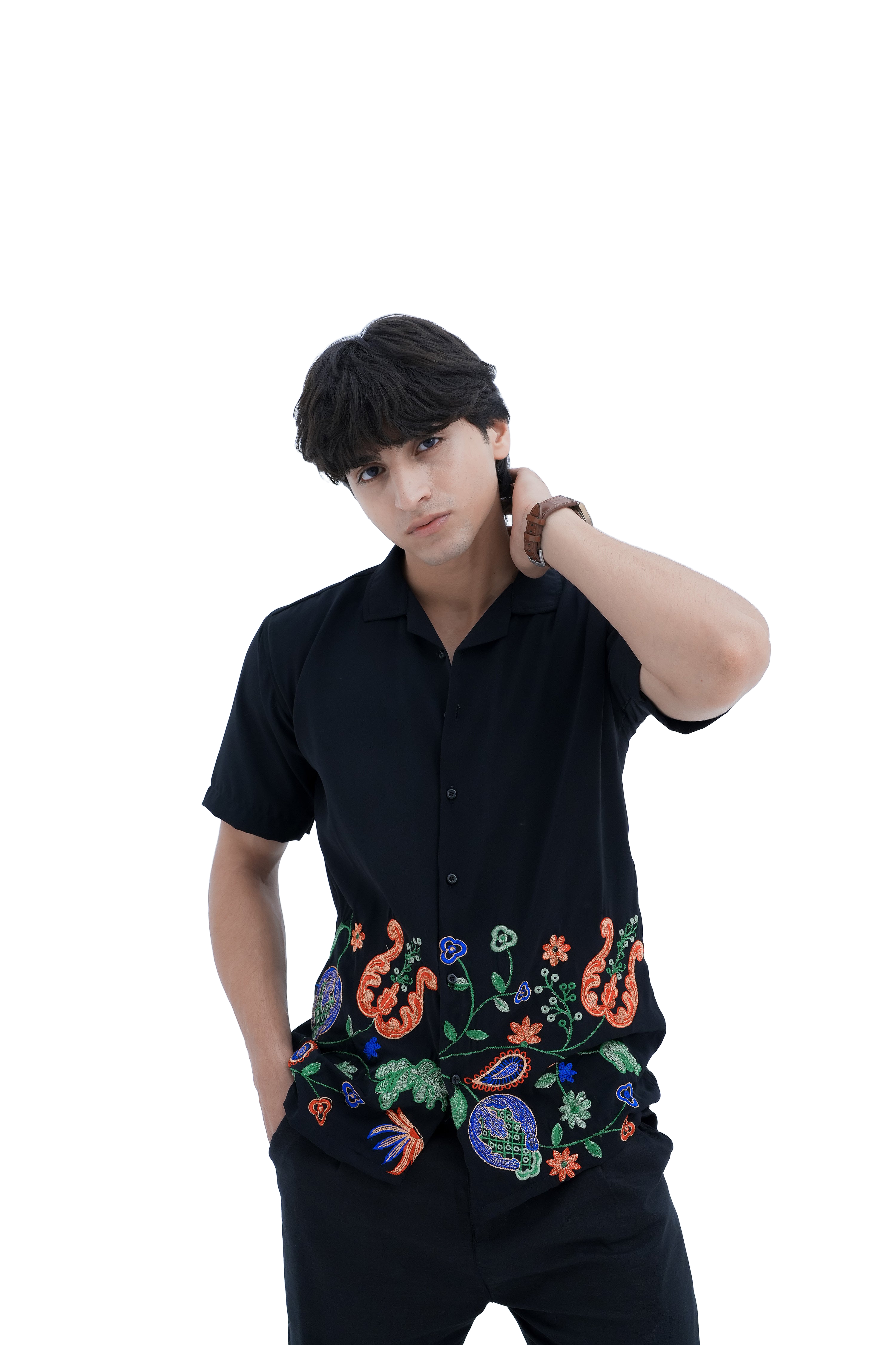 Paisley Bloom Shirt - front pose