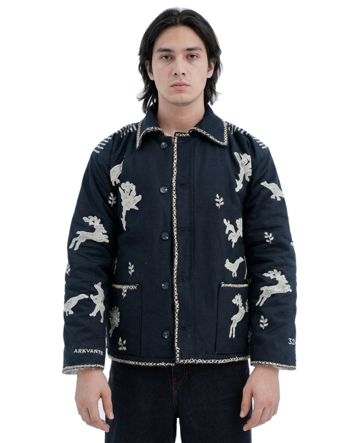 Folk Embroidered Chore Jacket - remove_bg